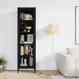 Jan Nowak Vitrine Luigi 50 x 180 x 35 cm Schwarz
