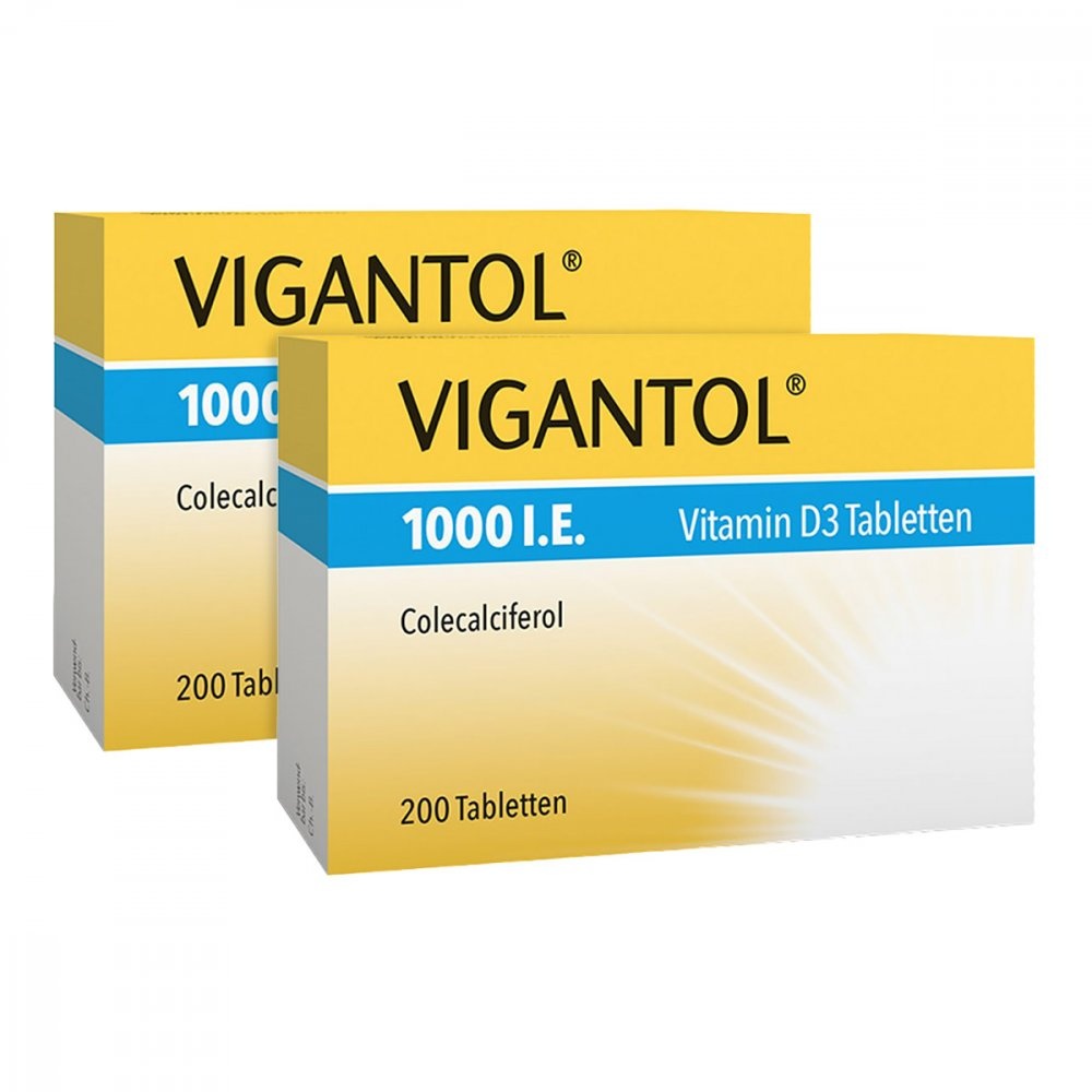 Doppelpackung Vigantol 1.000 I.e. Vitamin D3 Tabletten