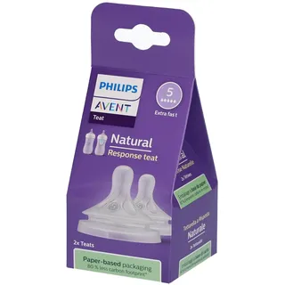 Philips Avent Natural Response SCY965/02 Trinksauger 6 m+ Fast Flow 5 2 St.