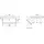 Villeroy & Boch Avento Wandwaschtisch 100 x 47 cm 4156A5R1