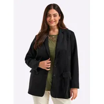sheego Blazer Schwarz 46
