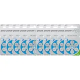 60 x Varta Power One Hörgerätebatterien P675 PowerOne PR44 10 Blister