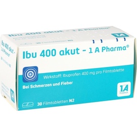 1 A Pharma IBU 400 akut 1A Pharma Filmtabletten 30 St