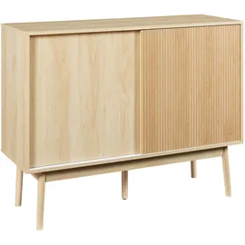 [en.casa] Sideboard Landskrona 115x40x90 cm Eichenoptik