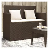 vidaXL Gartenbank 112 x 54 x 91 cm Braun