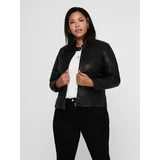 ONLY CARMAKOMA Damen Kunstlederjacke Curvy 48Black | 48