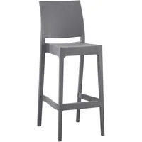CLP Barhocker Flamur, Dunkelgrau