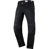 Scott Denim Stretch Damen Motorradjeans, schwarz Größe: 42