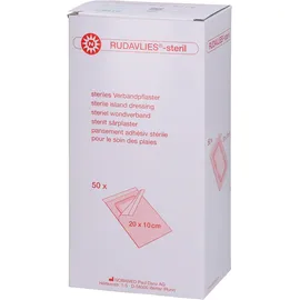 NOBAMED Rudavlies-steril Verbandpflaster Wundpflaster 20 x 10 cm 50 St.
