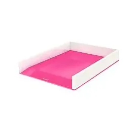 Leitz Briefablage WOW Duo Colour perlweiß/pink DIN A4, 1 St.