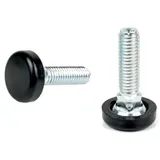 Prima-Online Möbelfuß Stellteller Stellfuß Möbelfuß Sockel höhen versteller Schraubfüße M8 3 cm