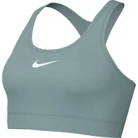 Nike Damen Swsh Med Sport-BH, Cannon/White, XL EU -