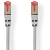 Nedis CCGL85220GY200 - RJ45 Stecker | RJ45 Stecker | S/FTP | 20.0 m | rund | PVC | Grau