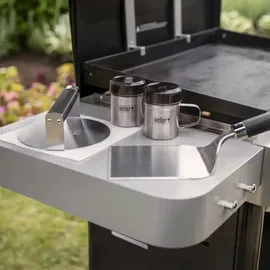 Weber Plancha 4-teilig Edelstahl schwarz/silber