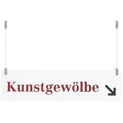 GALERIE Deckenhänger, ESG, 20 x 80 cm, einscheibig