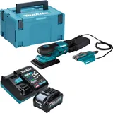 Makita BO 005 CGM101 Akku Schwingschleifer 40 V max. 80 x 130 mm 3,0 mm Hub Brushless + 1x Akku 4,0 Ah Ladegerät + Makpac