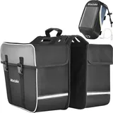 Tectake Fahrradtasche Georg schwarz/grün