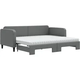 vidaXL Tagesbett 90 x 200 cm Dunkelgrau