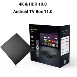 Homatics BoxQ T2/C | Android TV Box | Streaming Box | Google Voice Assistant | Netflix | Disney+ | Prime Video | WiFi Bluetooth 5.0, USB, MicroSD