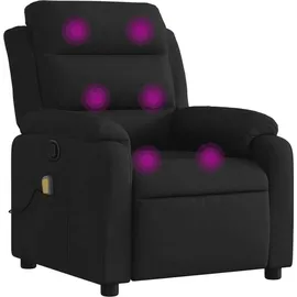 vidaXL Massagesessel Schwarz Stoff