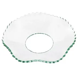 Wiedemann Kerzenmanschette Gezackt, gewellt Transparent