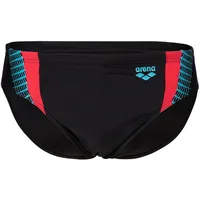 Arena Herren Threefold Swim Briefs, Black-black-anguria, 50 EU