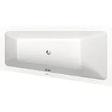 Duravit No.1 Einbau-Badewanne, Trapez, 1500x800mm, 1 Trapez-Badewanne 150 x 80 cm, mit einer Rückenschräge rechts, weiß