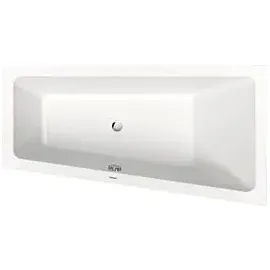 Duravit No.1 Einbau-Badewanne, Trapez, 1500x800mm, 1 Trapez-Badewanne 150 x 80 cm, mit einer Rückenschräge rechts, weiß