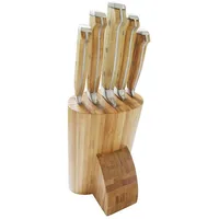 Schäfer Messerset 6-teilig Bambusblock