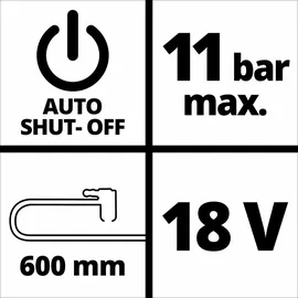 Einhell Akku Autokompressor CE-CC 18 Li-Solo + 2,5 Ah Starterkit