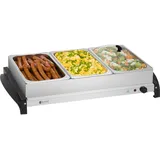 Royal Catering Buffetwärmer 3X2L Warmhalteplatte Elektrisch Heizplatte Wärmeplatte 400w