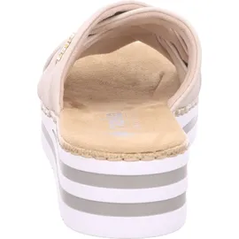 Rieker Damen Pantoletten V0208-60 crema FS 2025, Größe:42 - 8 UK