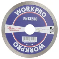 WorkPro GSOSCR-2 Diamanttrennscheibe 125 mm Keramik, Porzellan, Marmor, Mauerwerk,