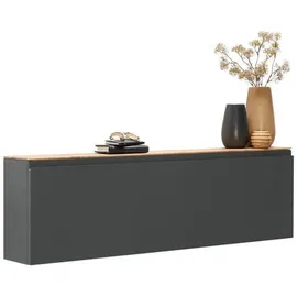 MODERANO Lecco Plus 136 x 41 x 22 cm anthrazit / Eiche