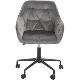 VCM Brooke Drehstuhl Polyester Dunkelgrau