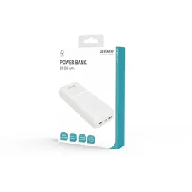 deltaco externer Akku 20 000 mAh, 2x USB-A, 1x USB-C | PB-C1006