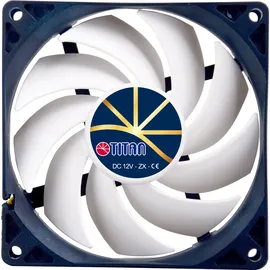 Titan TFD-9225H12ZP/KE(RB) Lüfter, 92 x 92 x 25 mm, Extreme Silent Fan mit PWM, leise