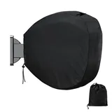 Einziehbare Schlauchtrommel Abdeckung, Wasserdicht Staubdicht Winddicht Anti-UV Abdeckung für Gartenschlauch Trommel Wandmontage, Wandmontierte Wasserschlauchtrommel Schutzhülle Outdoor Garten Rasen