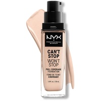 NYX Professional Makeup Can't Stop Won't Stop Foundation 1.3 light porcel 30 ml