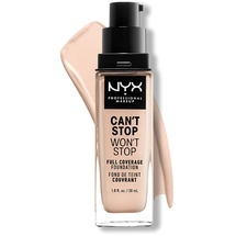 NYX Professional Makeup Can't Stop Won't Stop Foundation 1.3 light porcel 30 ml