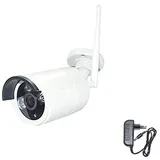 Aottom 720P WLAN Überwachungskamera Aussen Ersatz Kamera, IP Kamera Outdoor kompatibel mit dem WLAN NVR Überwachungskamera Kit mit APP IP Pro3