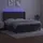 vidaXL Boxspringbett mit Matratze & LED Dunkelgrau 180x200 cm Samt