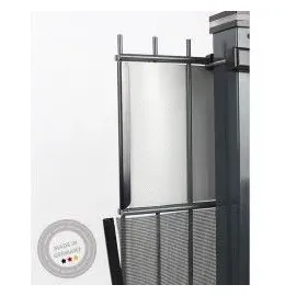 ABZ-Zaunsysteme GmbH ABZ Sichtschutzstreifen Delta 26 m, anthrazit / transparent