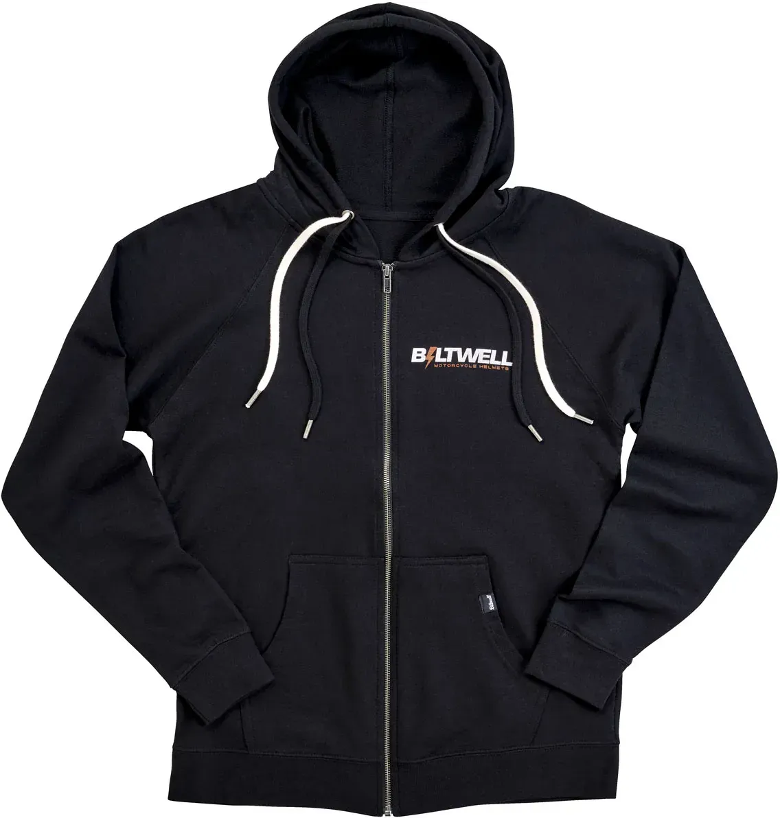 Biltwell Bolts, sweat à capuche zippé - Noir - XXL