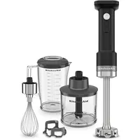 KitchenAid Go 5KHBRV75BM Kabelloser Stabmixer mit Zubehör