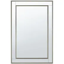 Beliani Wandspiegel Fenioux 60 x 90 cm Silber/Gold
