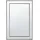 Beliani Wandspiegel Fenioux 60 x 90 cm Silber/Gold