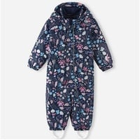 Reima Kid's Reimatec Winter Overall Puhuri - Rosa,Weiß,Dunkelblau,Hellblau -