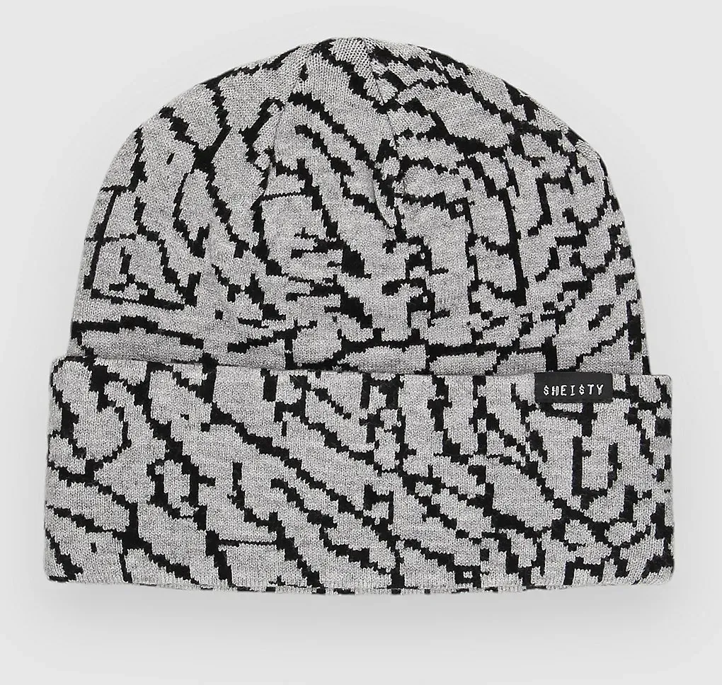 Sheisty Cracks Beanie gray Gr. Uni