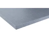 WIHO KÜCHEN Arbeitsplatte WIHO KÜCHEN "Flexi 28", grau (canvas grau), B:90cm H:2,8cm T:60cm, Holzwerkstoff, Tischplatten, von drei Seiten ummantelt, 28 mm stark